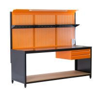 Üçlü, İki Çekmeceli ve Açık Raflı Endüstriyel Takım Tezgahı – Taktez 36