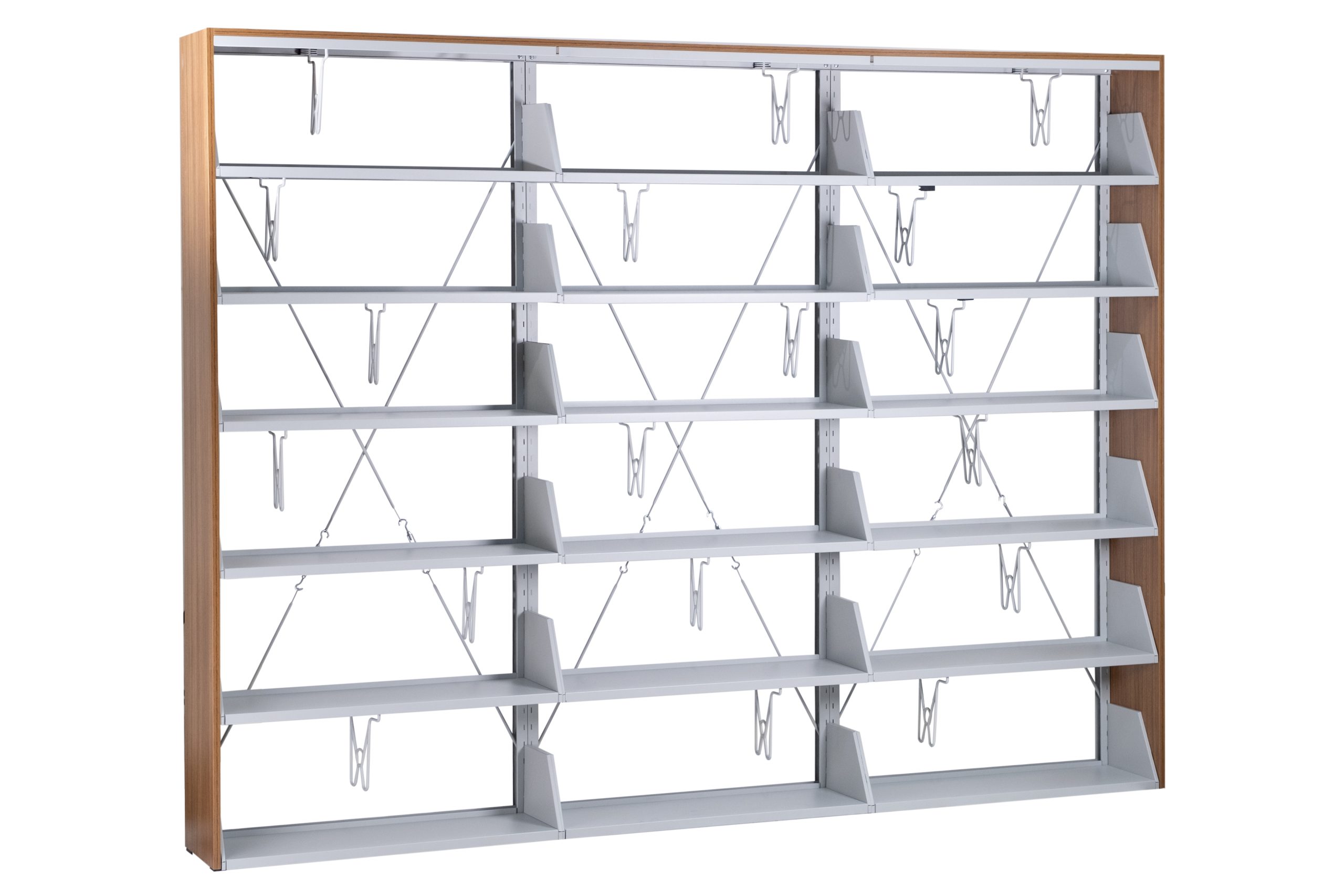 Triple One-Sided Bookshelf – A02OZ734