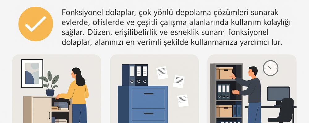 Ev ve İş Yerleriniz İçin Şık ve Fonksiyonel Dolapları