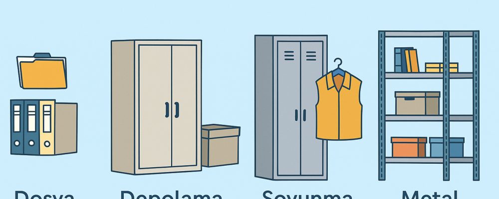 Ev-Ofisler İçin Metal Dolap Fikirleri ve Depolama Çözümleri