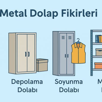 Ev-Ofisler İçin Metal Dolap Fikirleri ve Depolama Çözümleri