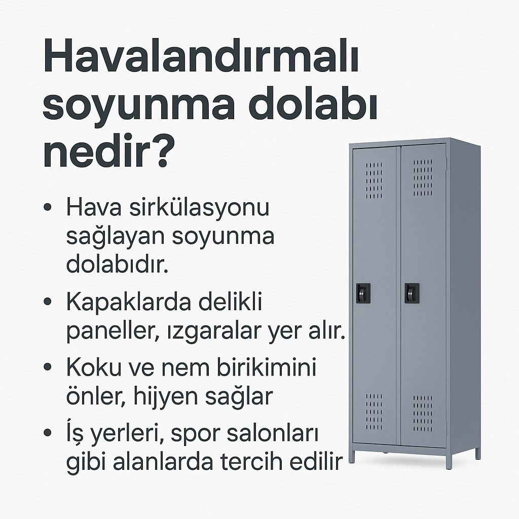 Havalandırmalı Soyunma Dolabı Nedir? Ne İşe Yarar?