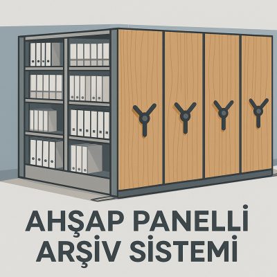 Ahşap Panelli Arşiv Sistemi