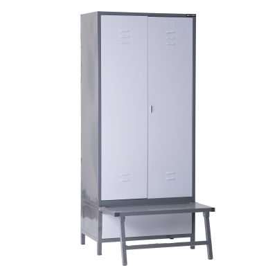 Tek Kişilik Oturma Banklı Soyunma Dolabı – Orcel 10029