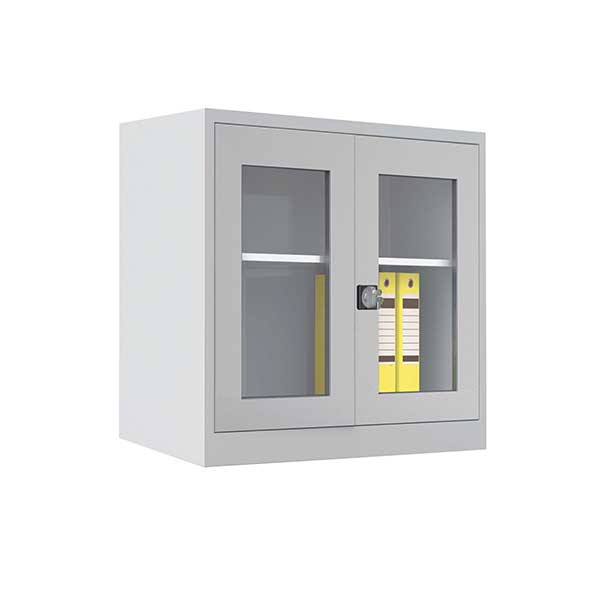0.8 m Two Plexy Door File Cabinet – TIC 211-P