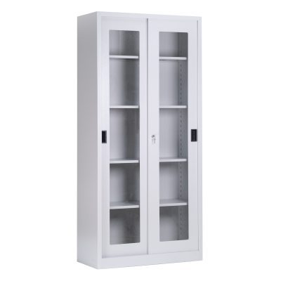 Sürgü Pleksi Kapaklı Dosya Dolabı h:200 cm – Tic 206-SP